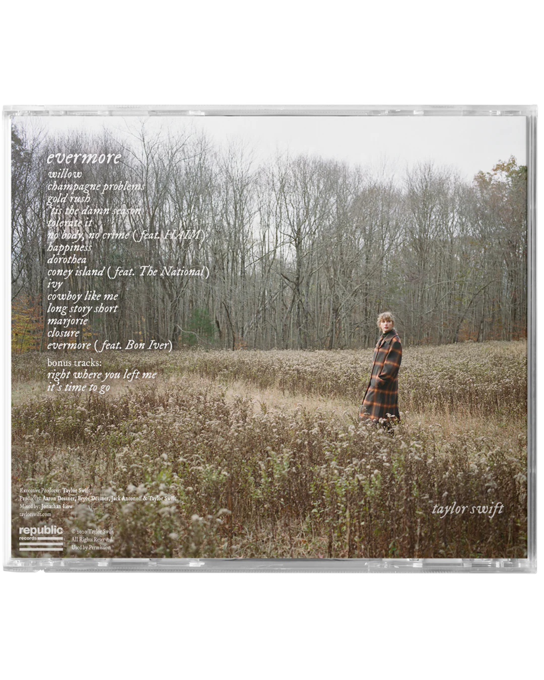 evermoreĀ album deluxe edition CD (clean version) - Image 2