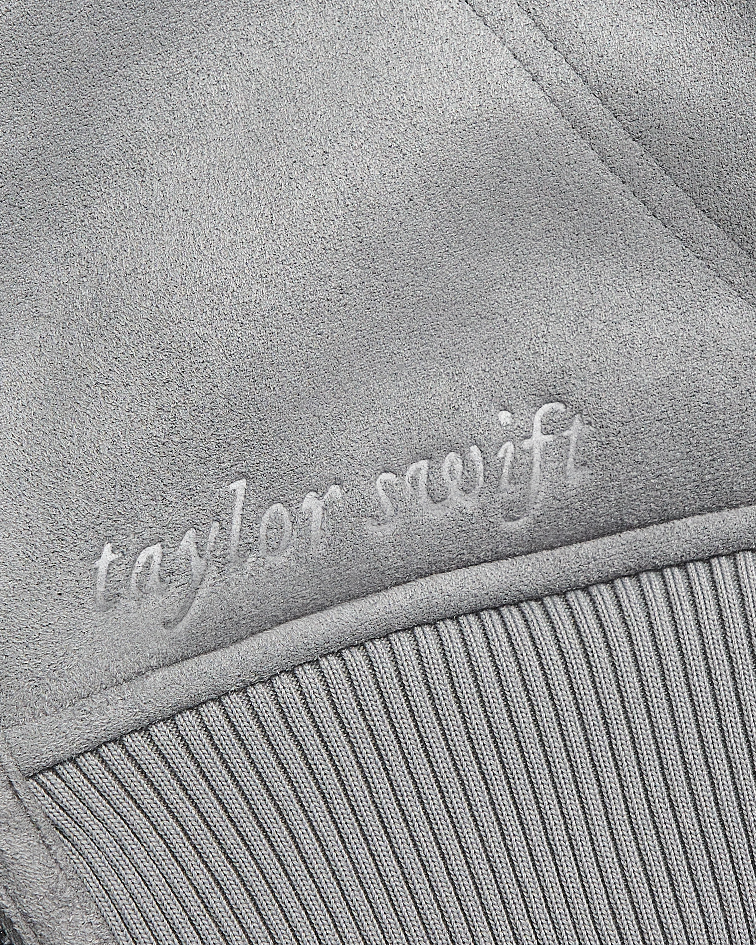 Folklore Album Gray Faux Shearling Jacket - Image 5