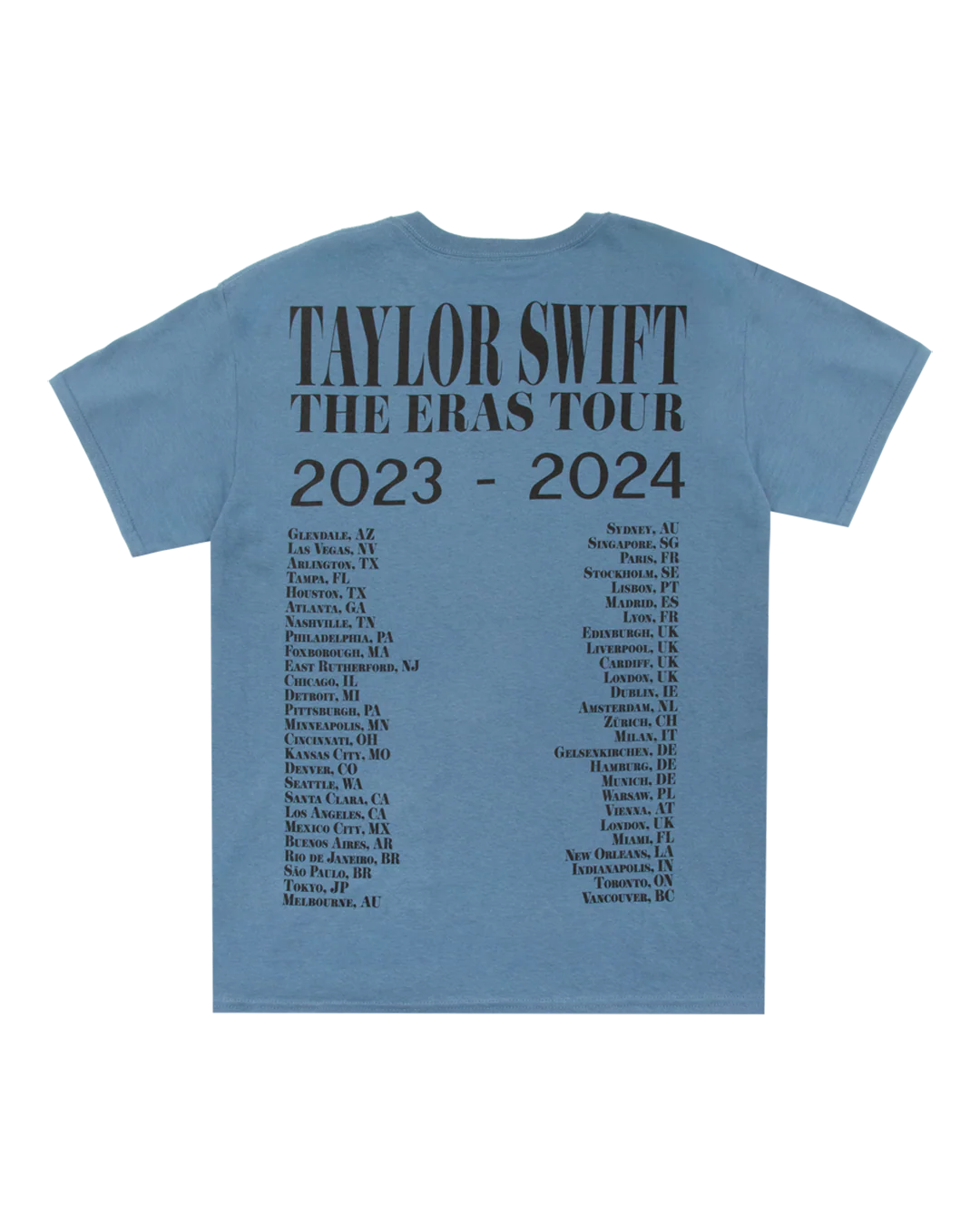 Taylor Swift | The Eras Tour Blue T-Shirt - Image 2