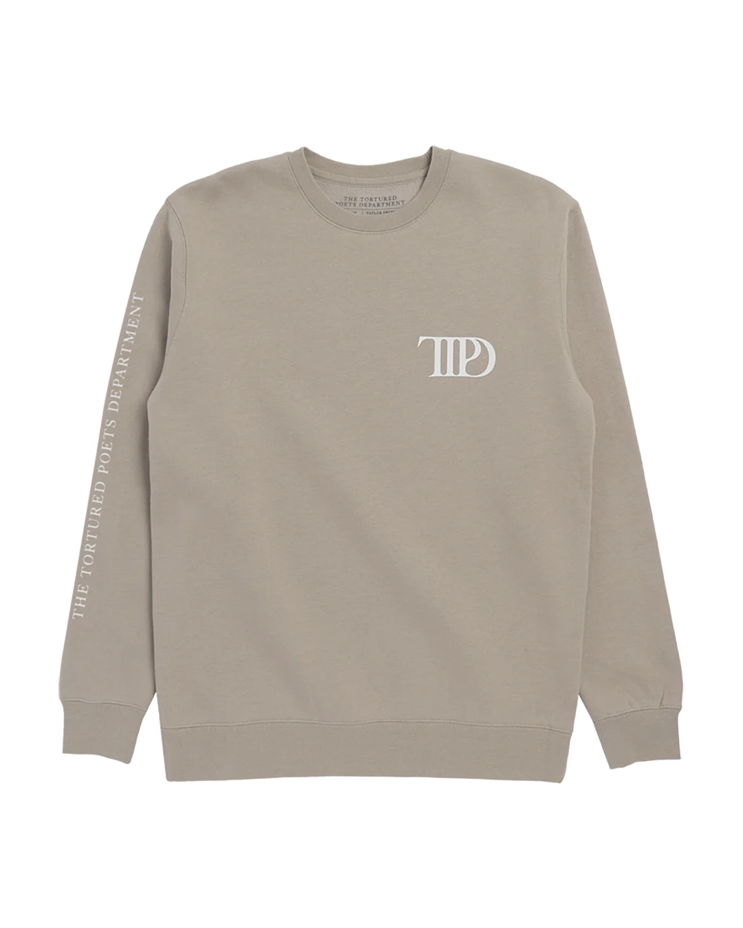 The Tortured Poets Department Beige Crewneck