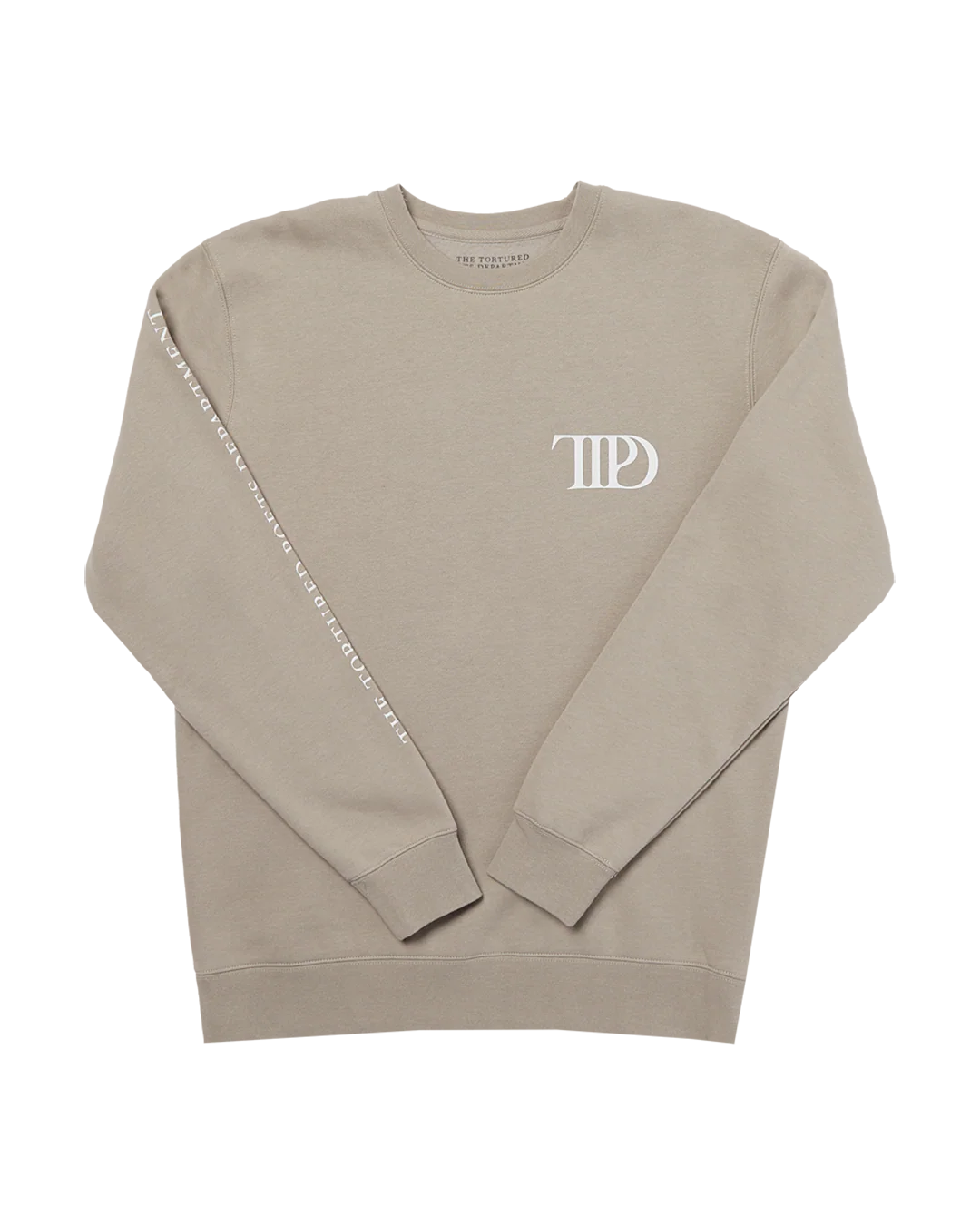 The Tortured Poets Department Beige Crewneck - Image 3