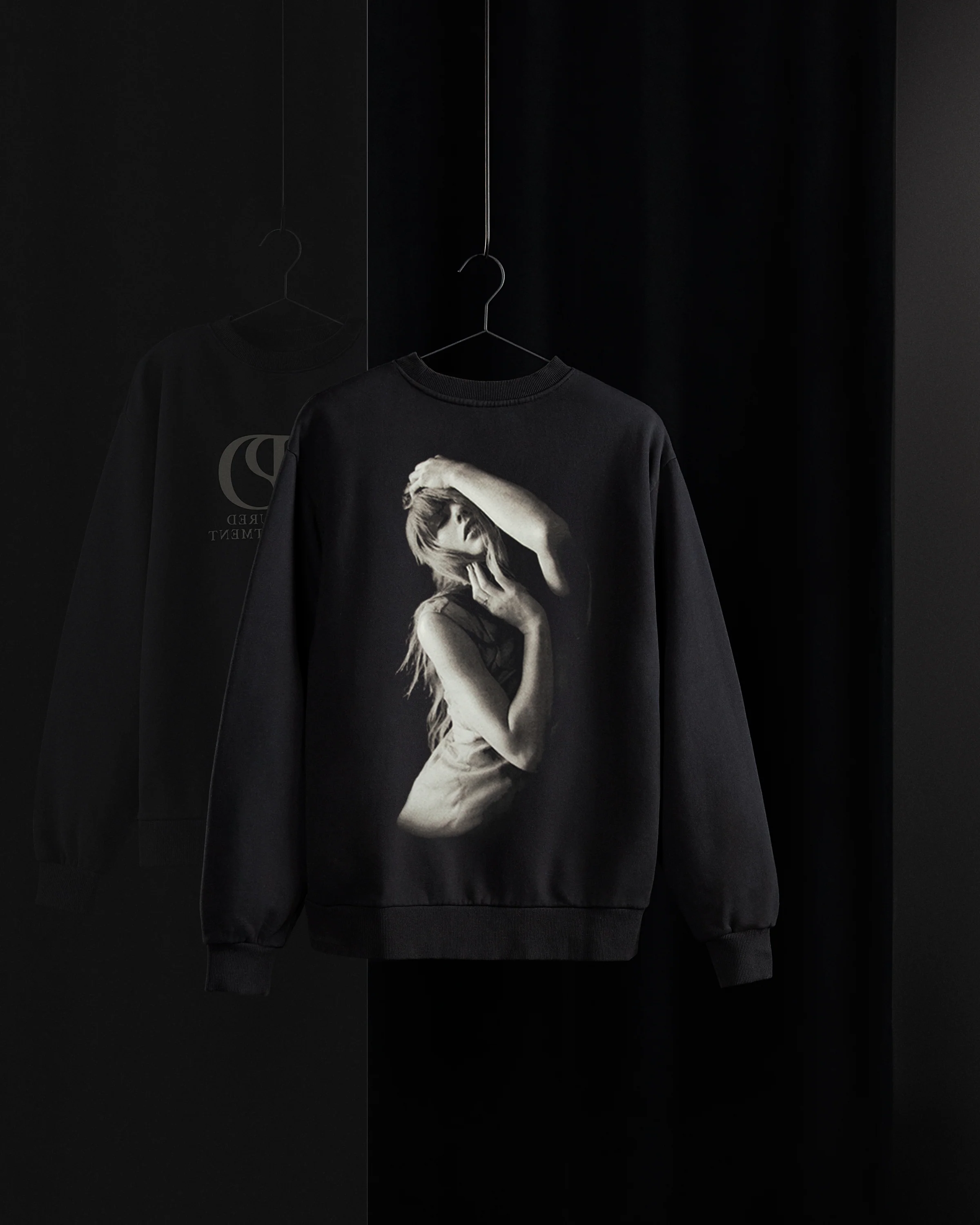 The Tortured Poets Department Black Crewneck - Image 5